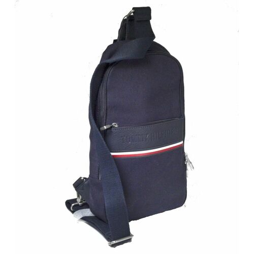 small black tommy hilfiger backpack