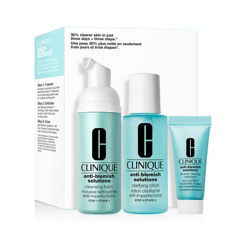 Clinique Skin School Supplies: Anti-Blemish Basics 3 Piece Set