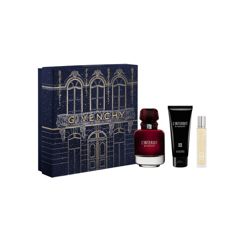 Givenchy L' Interdit Rouge EDP 80ml 3 Piece Gift Set