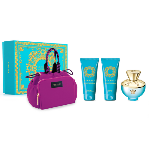 Versace Dylan Turquoise EDT 100ml 4 Piece Gift Set