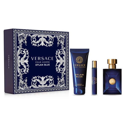 Versace Dylan Blue Pour Homme EDT 100ml 3 Piece Gift Set