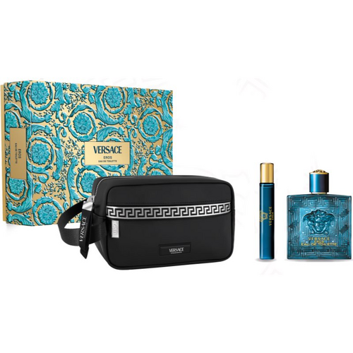 Versace Eros Pour Homme EDT 100ml 3 Piece Gift Set