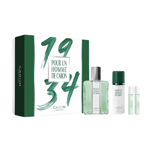 CARON Pour Un Homme EDT 125ml 4 Piece Gift Set