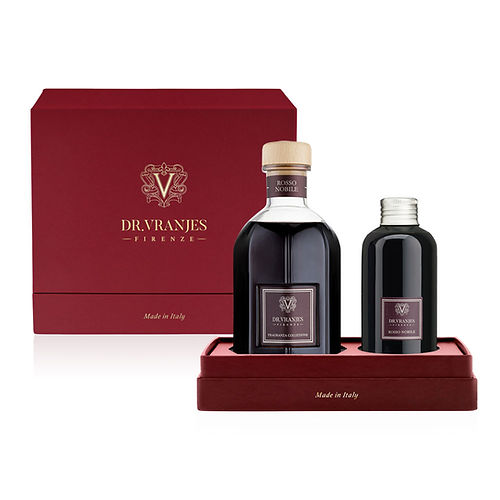 Dr. Vranjes Firenze Rosso Nobile 2 Piece Gift Set Diffuser 250ml + Diffuser Refill 150ml 