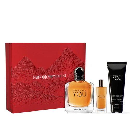 Emporio Armani Stronger With You EDT 100ml 3 Piece Gift Set