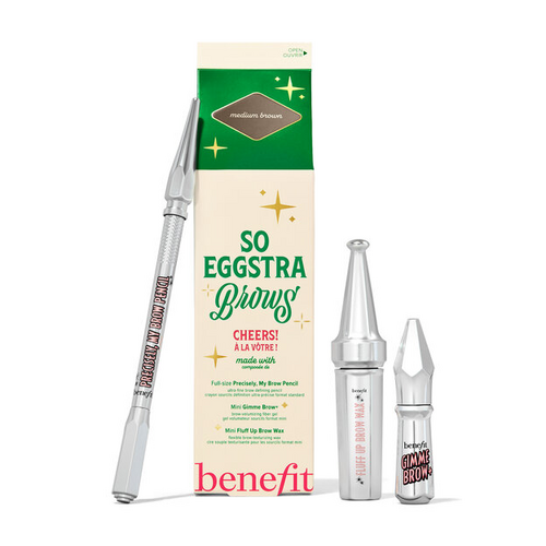 Benefit Cosmetics So Eggstra Brows Set Shade 3/3.5 Medium Brown