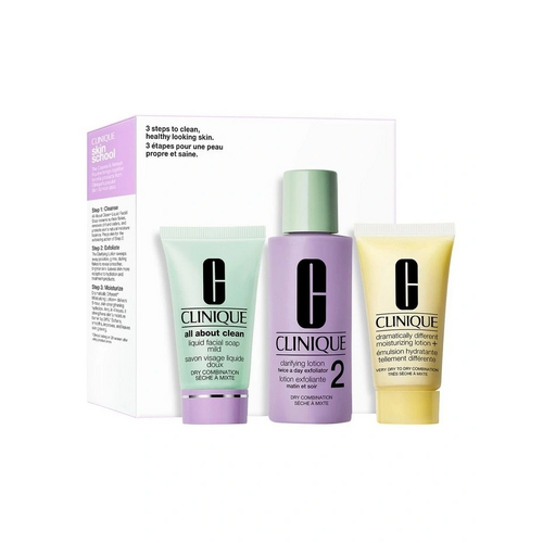 Clinique Skin School Supplies:Cleanser Refresher Course Type 2-  3 Piece Set